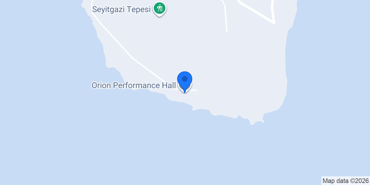 Orion Performance Hall konumu