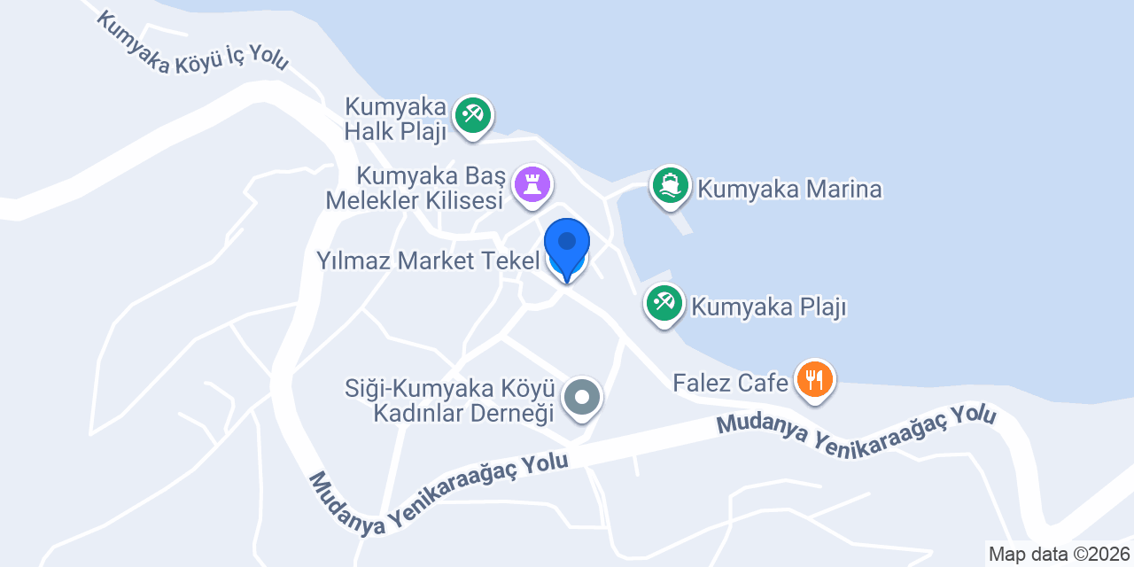 Yılmaz Market Tekel konumu