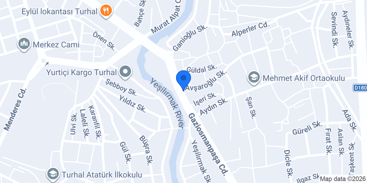 Pratik İşlem TURHAL konumu