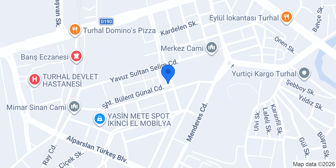 turhal ikinci el eşya konumu