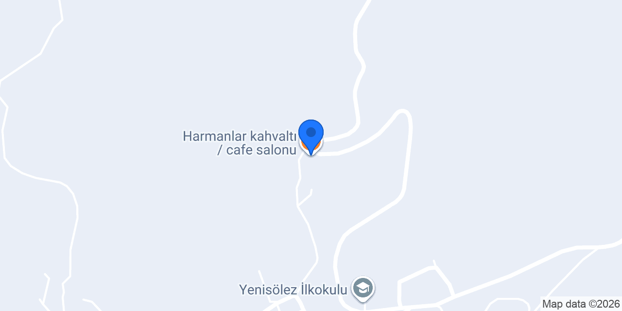 Harmanlar kahvaltı / cafe salonu konumu