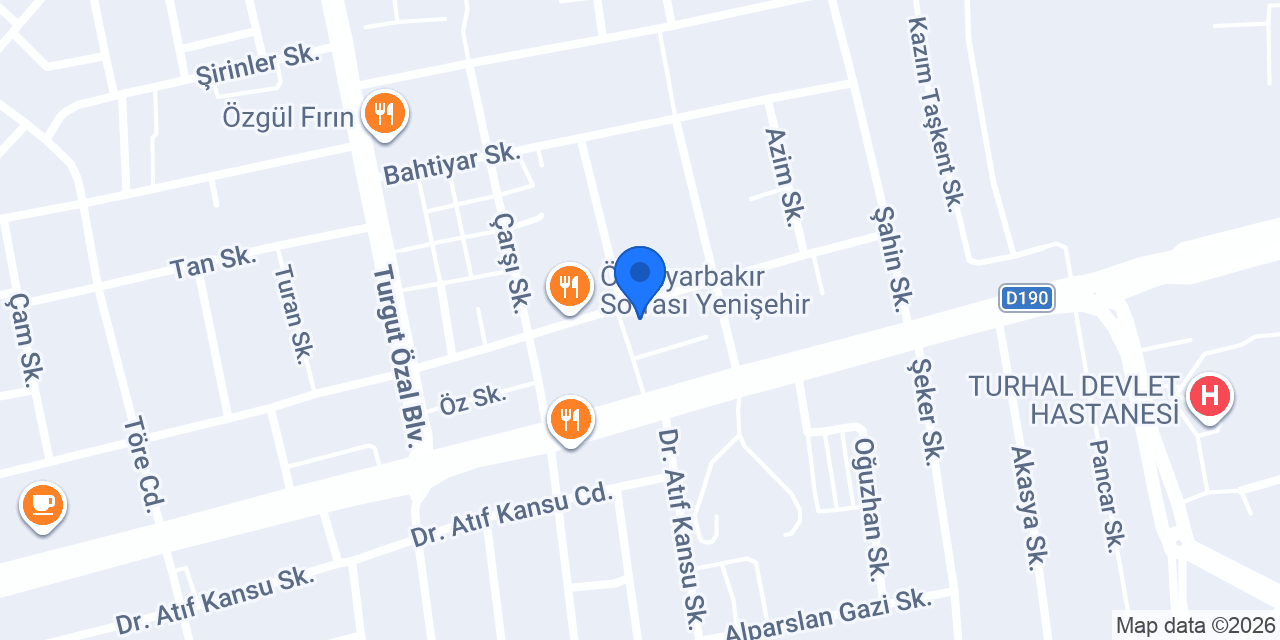 Ömrüm Cafe Bistro - Turhal konumu
