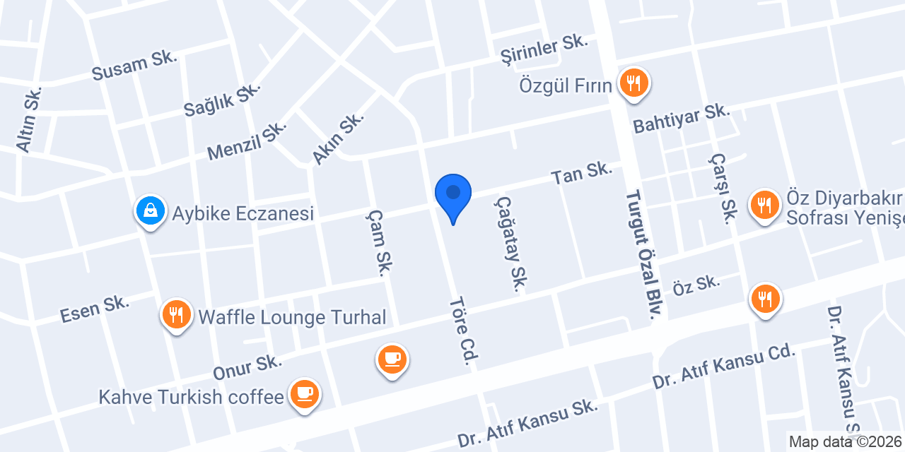 Gülizar bayan kuaforu konumu