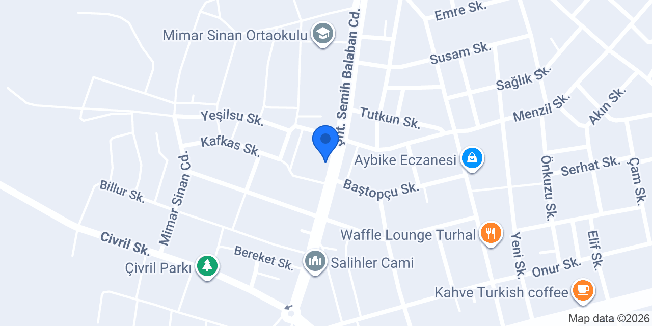 Mimar Sinan İlkokulu konumu
