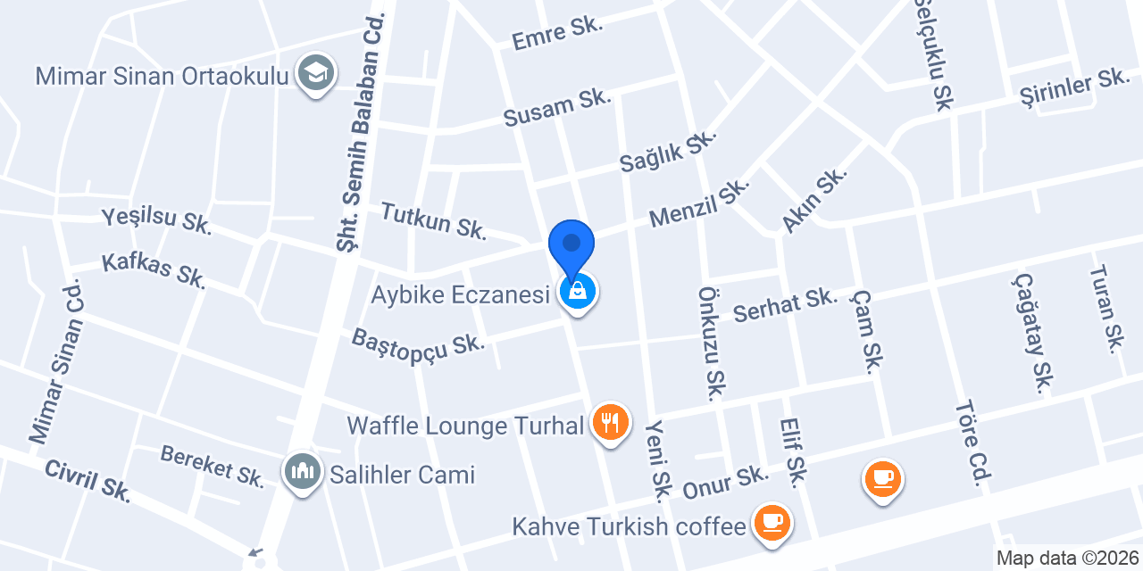 SEÇİL ECZANESİ konumu