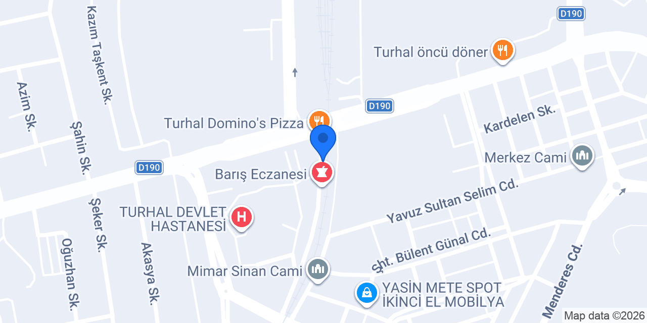 Hızır Eczanesi konumu