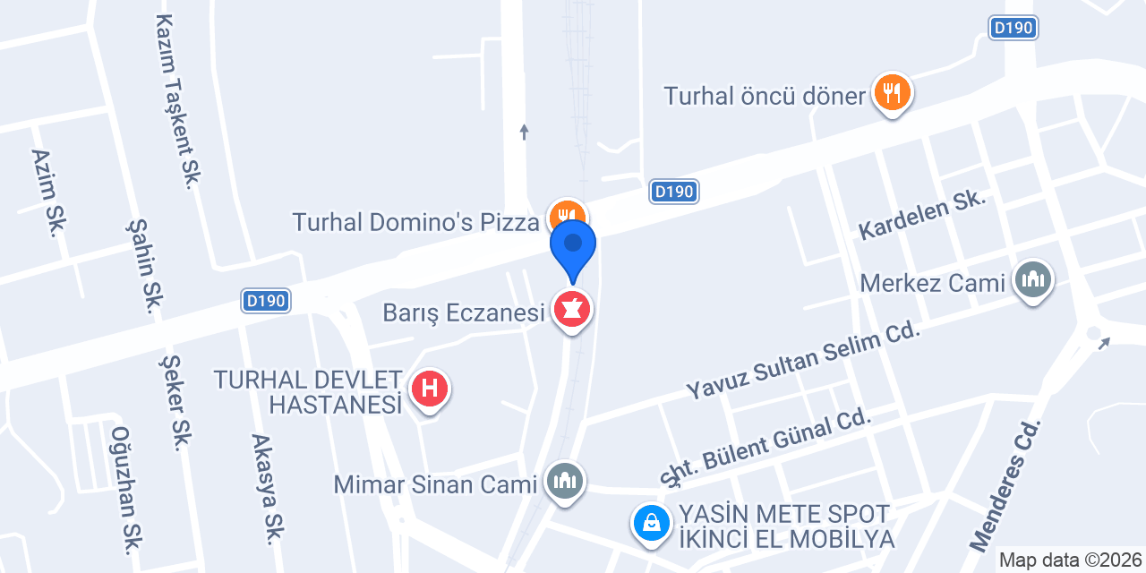 Fazilet Eczanesi konumu