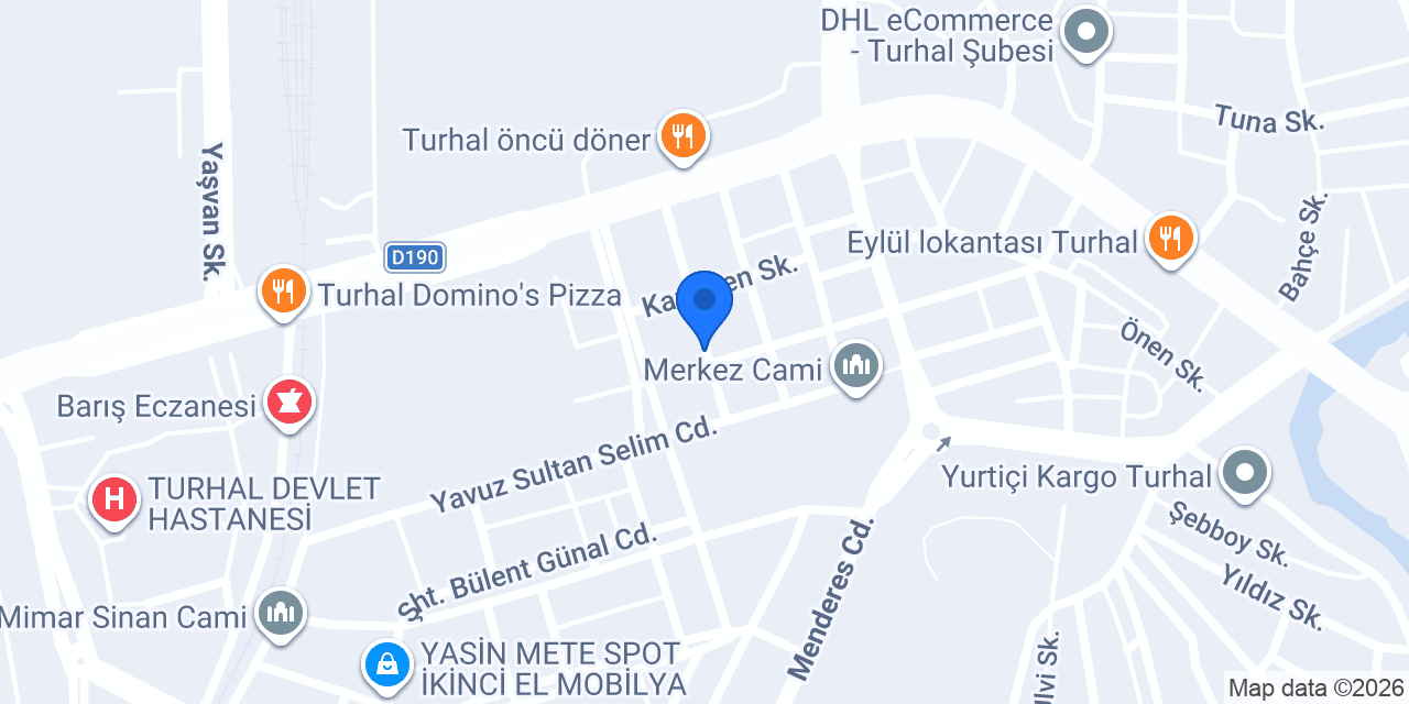 TOPÇUOĞLU KASAP konumu