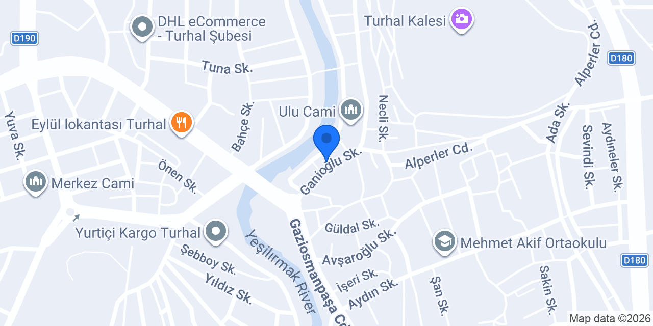 Kale Dürüm Evi konumu