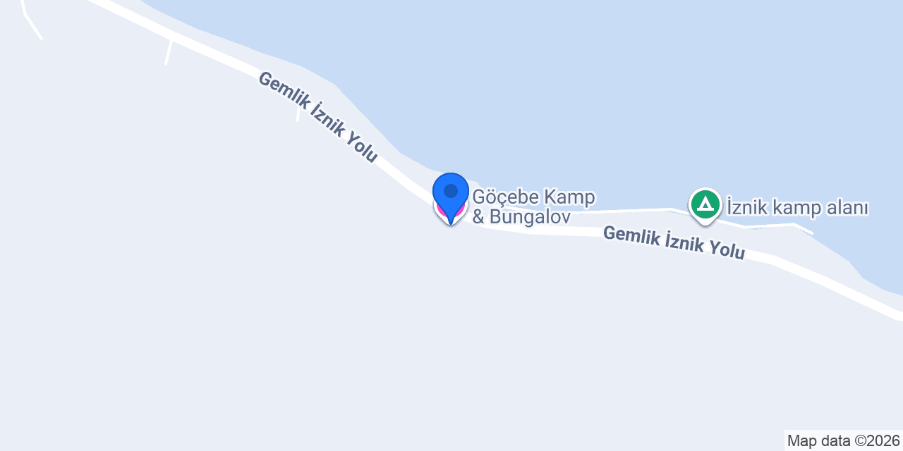 Göçebe Kamp & Bungalov konumu
