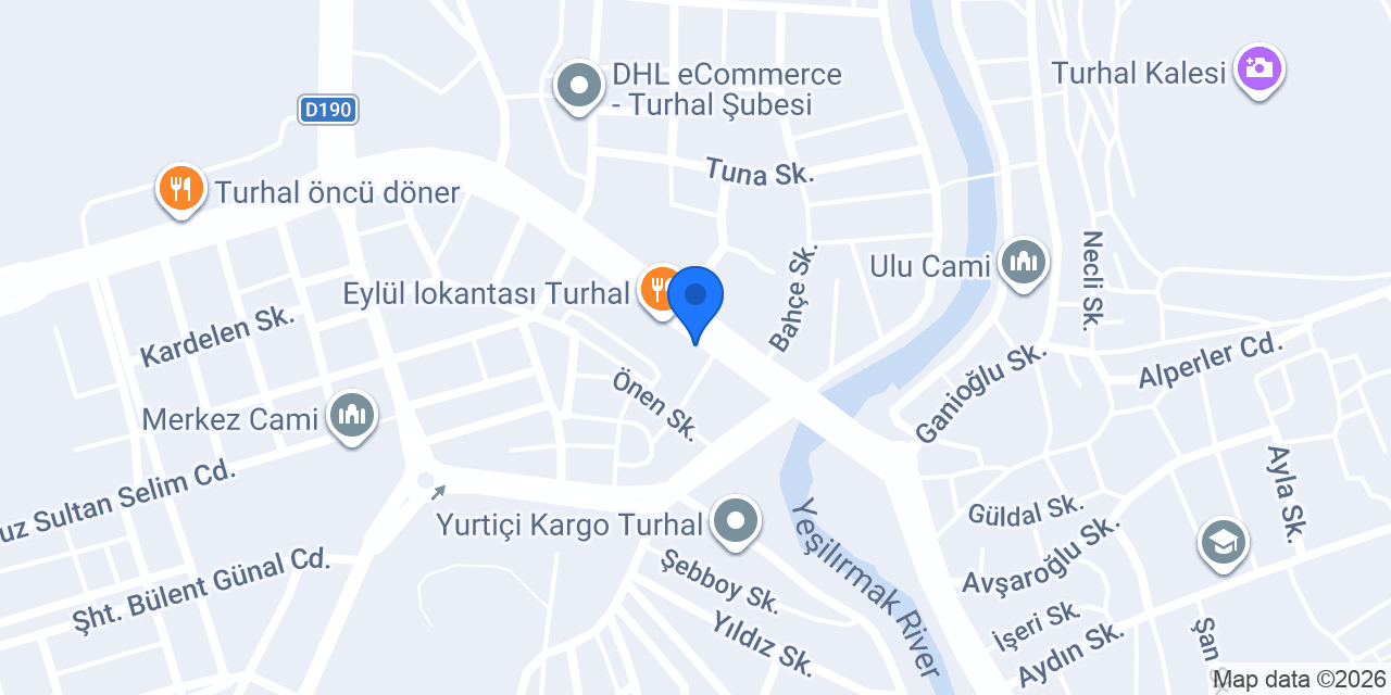 Doyums Döner Turhal konumu