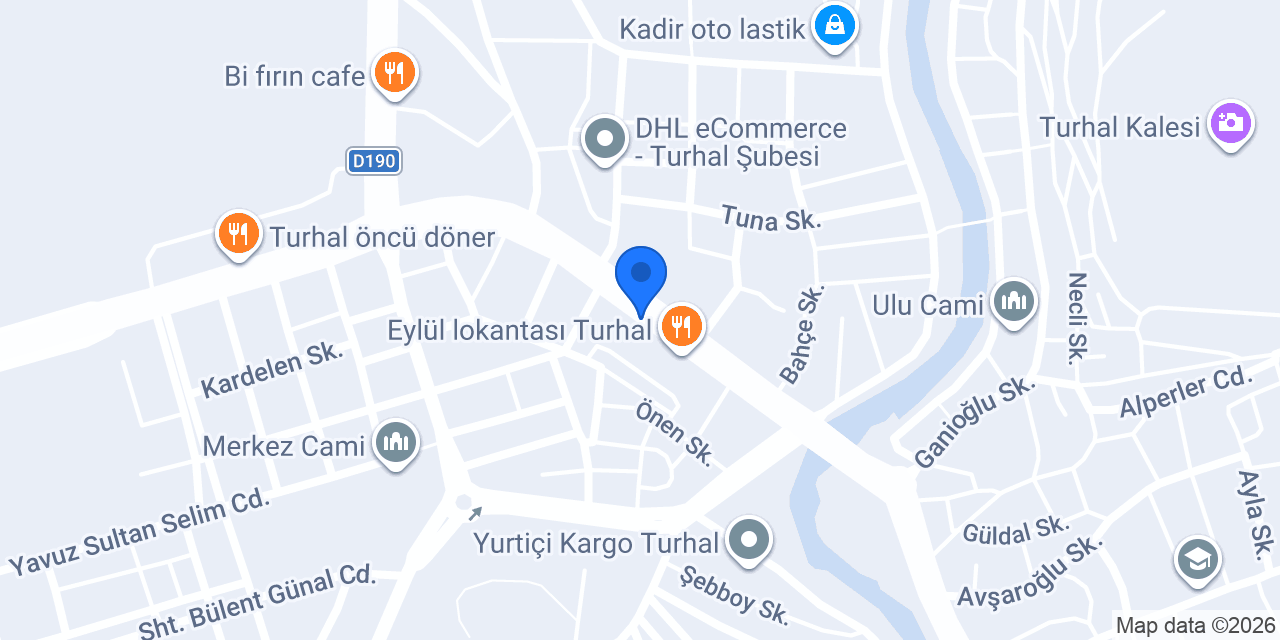 Turhal Ülkü Ocakları konumu