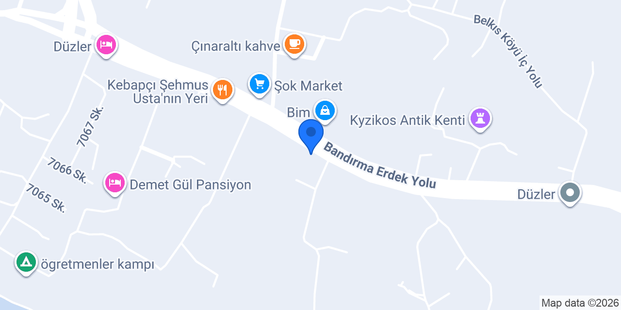 Düzler Kokoreç konumu