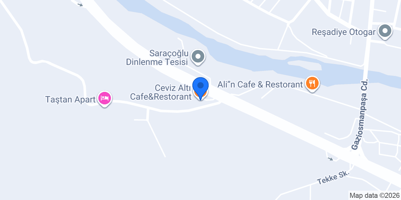 Ceviz Altı Cafe&Restorant konumu