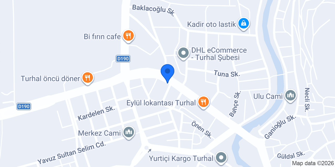 Adıyörem Turhal konumu