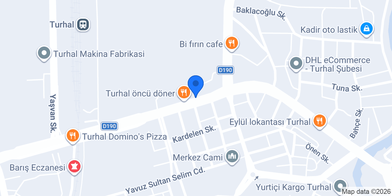 Pasha Döner konumu