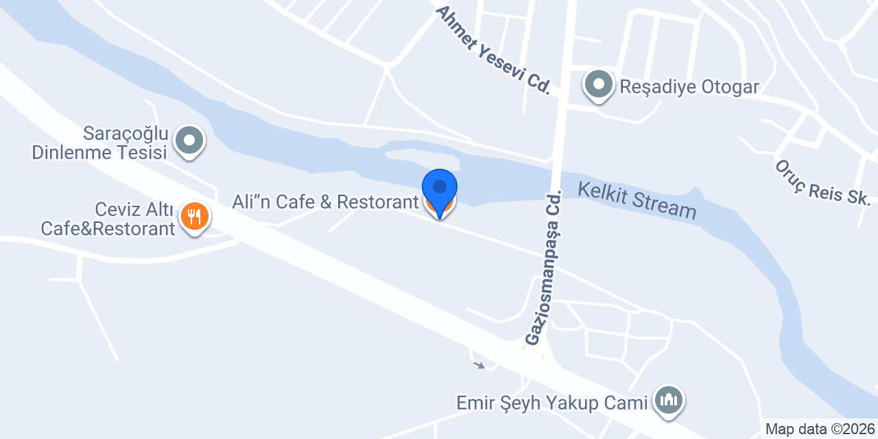 Ali’’n Cafe & Restorant konumu