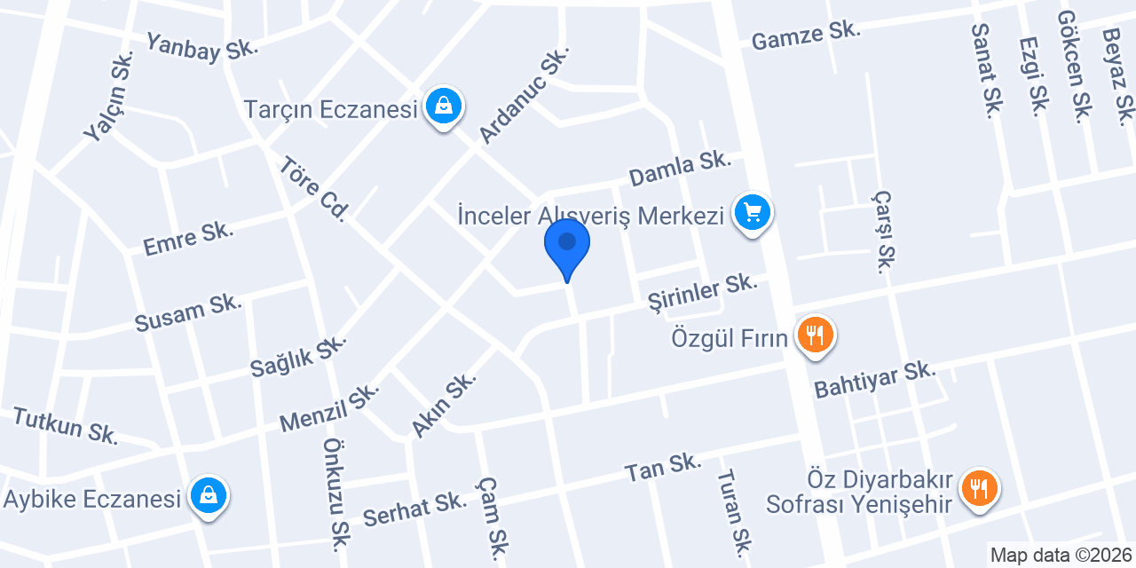 ÖREN YAPI SERDAR ÖRDEKÇİ GÜNEŞ APT 2018 konumu