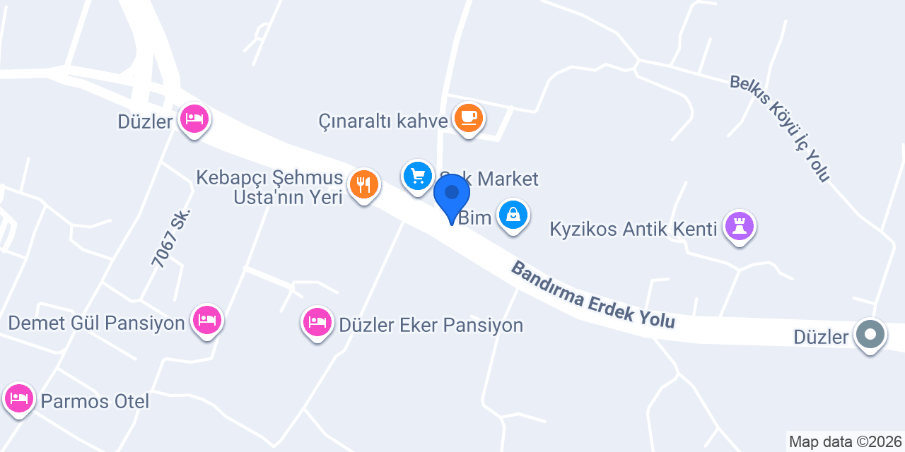 Samsun Bambu Mobilya Erdek konumu