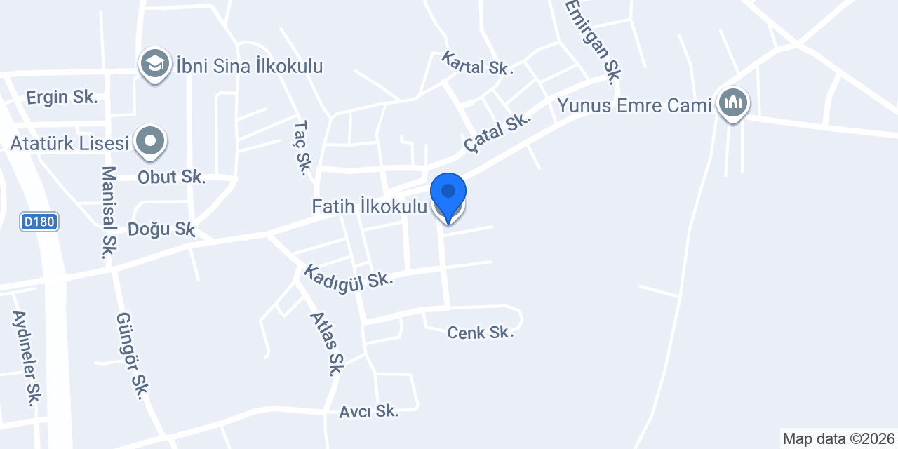 Fatih İlkokulu konumu