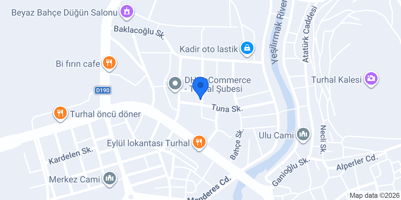 Dergah Restorant Turhal konumu