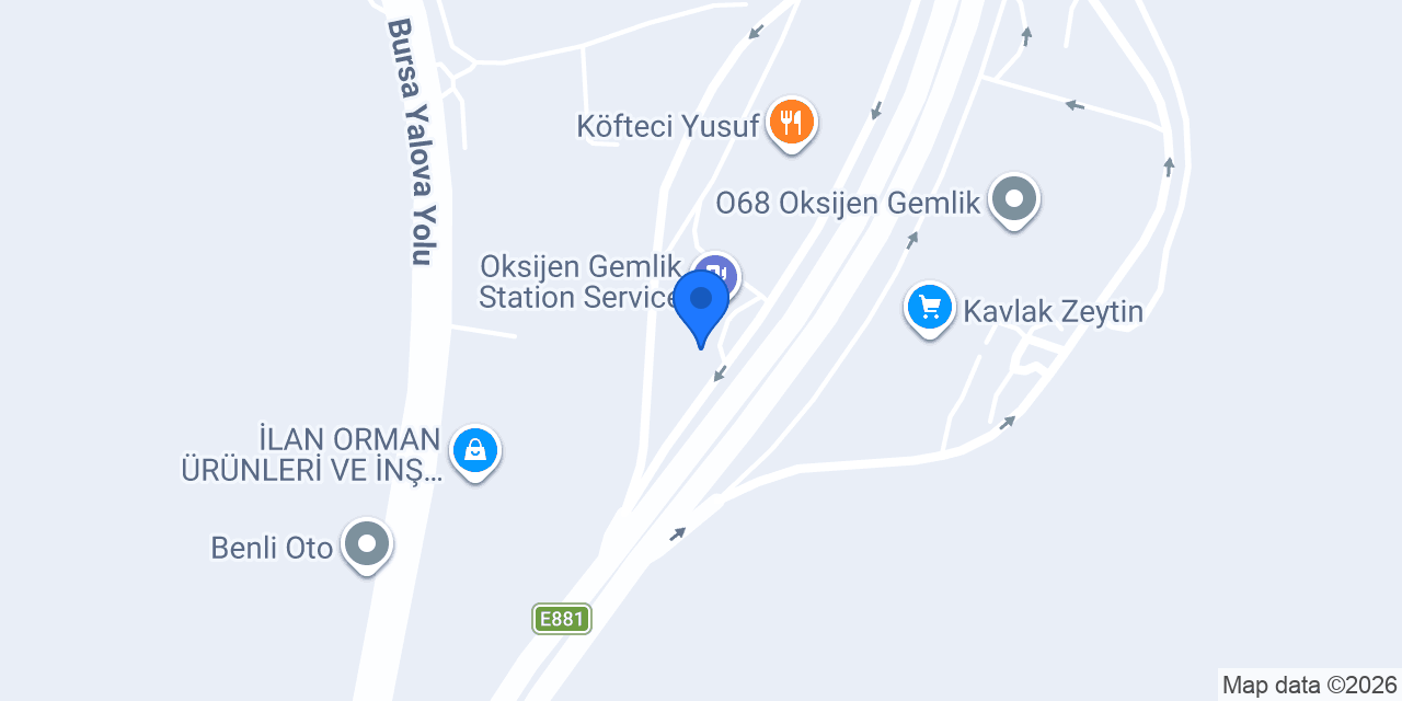 Kahve Dünyası Algötür - Oksijen 68 - A Gemlik Şubesi konumu