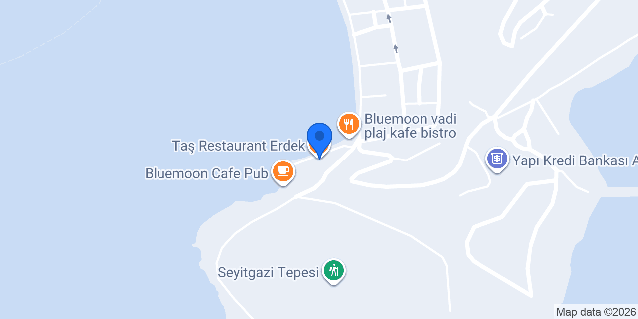 Taş Restaurant Erdek konumu