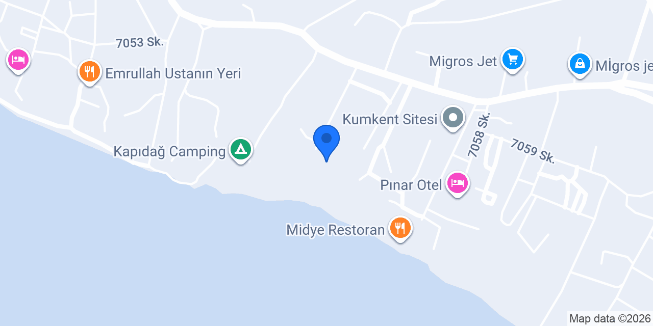 mysia beach camping konumu