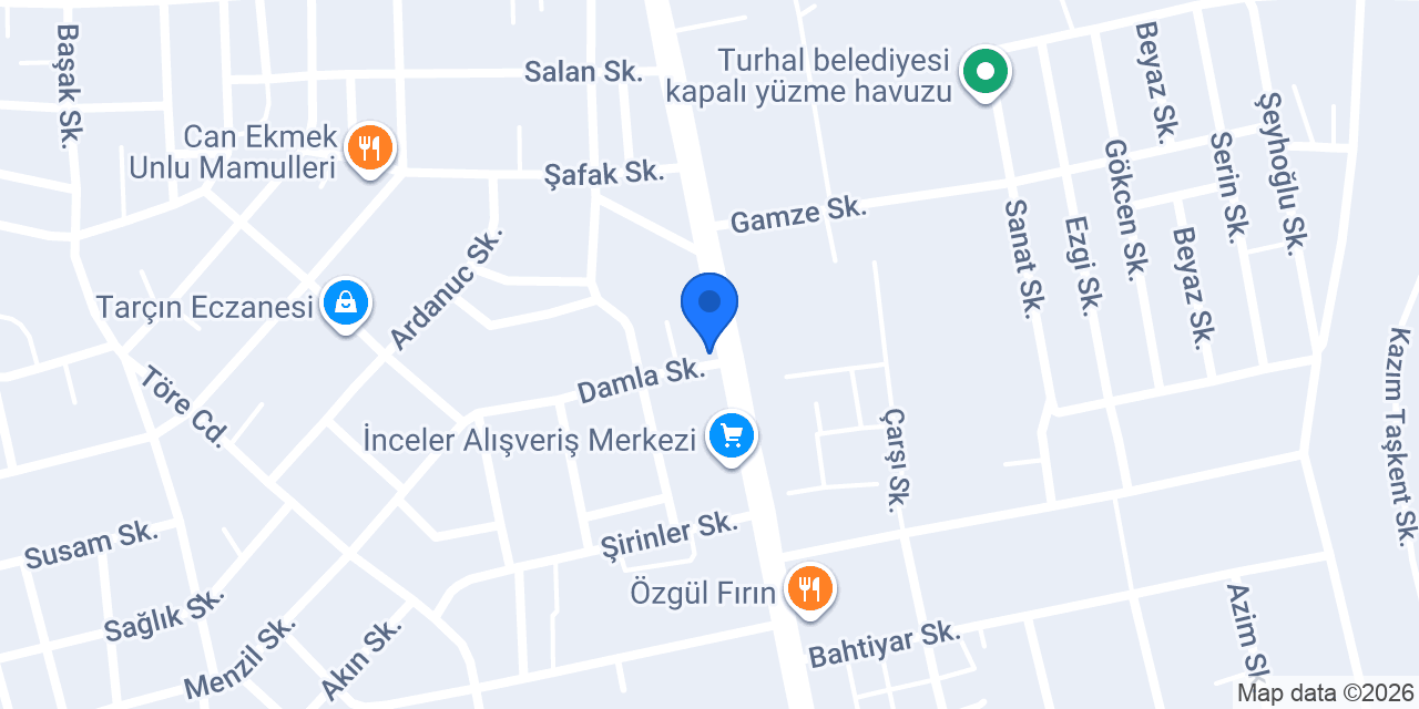 Turhal Vefa Çiğ Köfte konumu