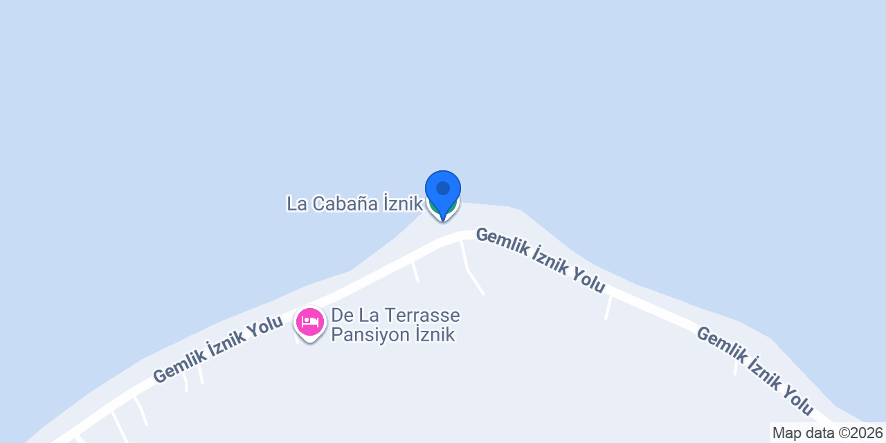La Cabaña İznik konumu