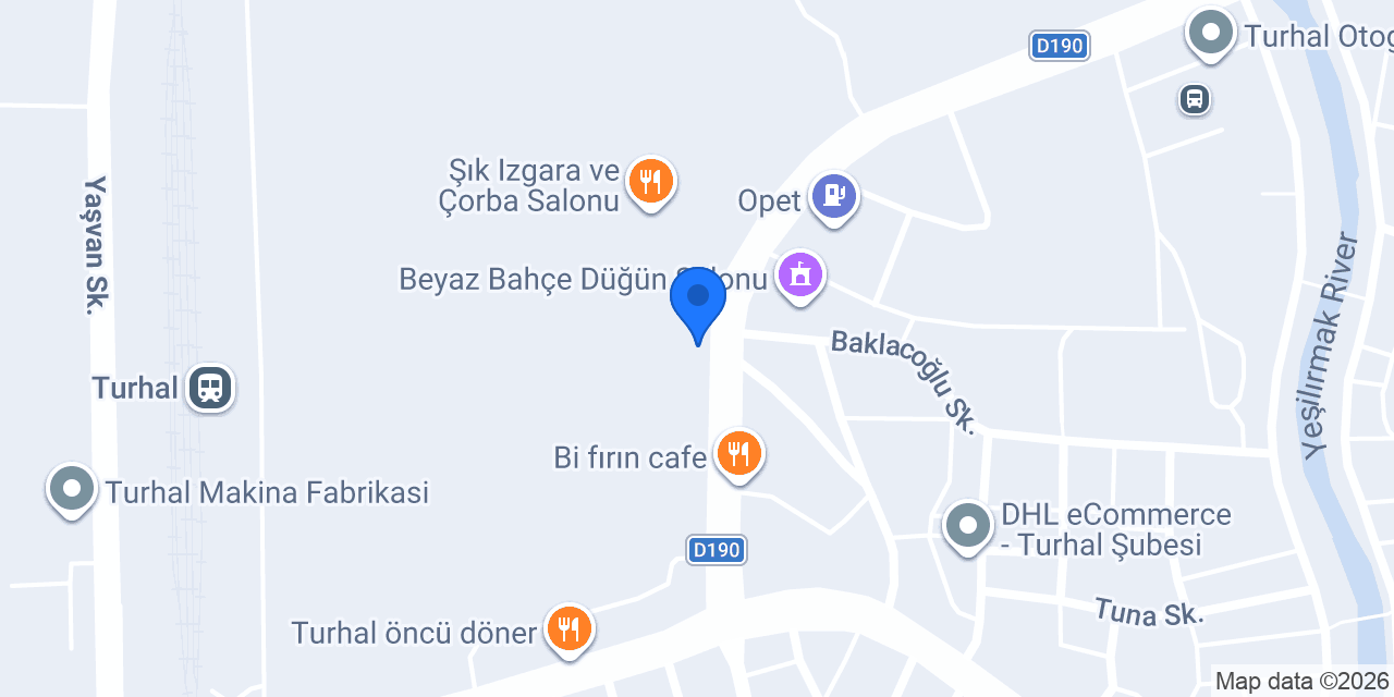 Turhal Sürücü Kursu konumu