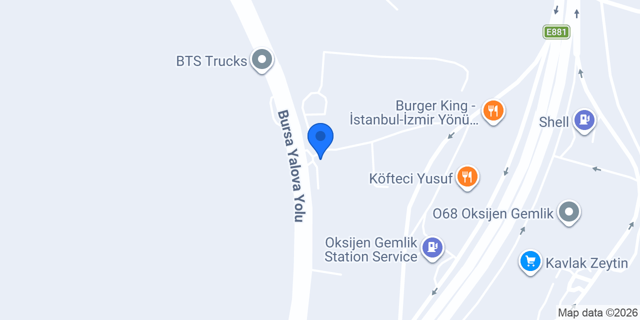 Güleryüz Otobüs Fabrikası konumu