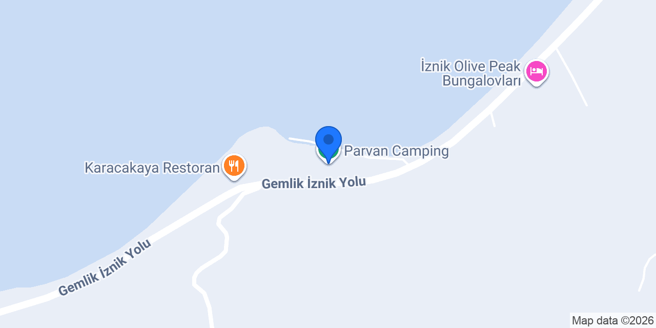 Parvan Camping konumu