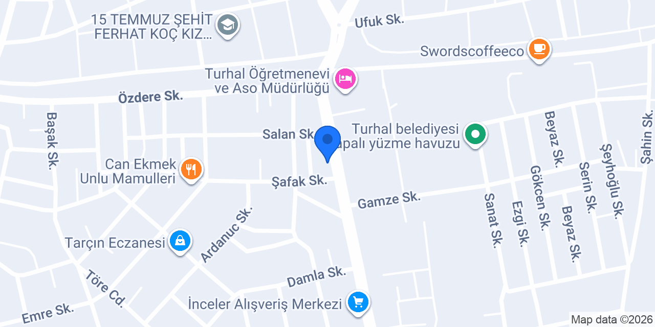 Yıldız Pide Salonu konumu