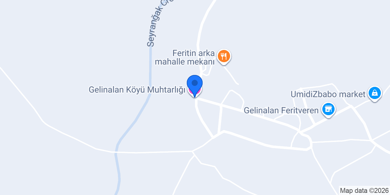 Gelinalan Köyü Muhtarlığı konumu
