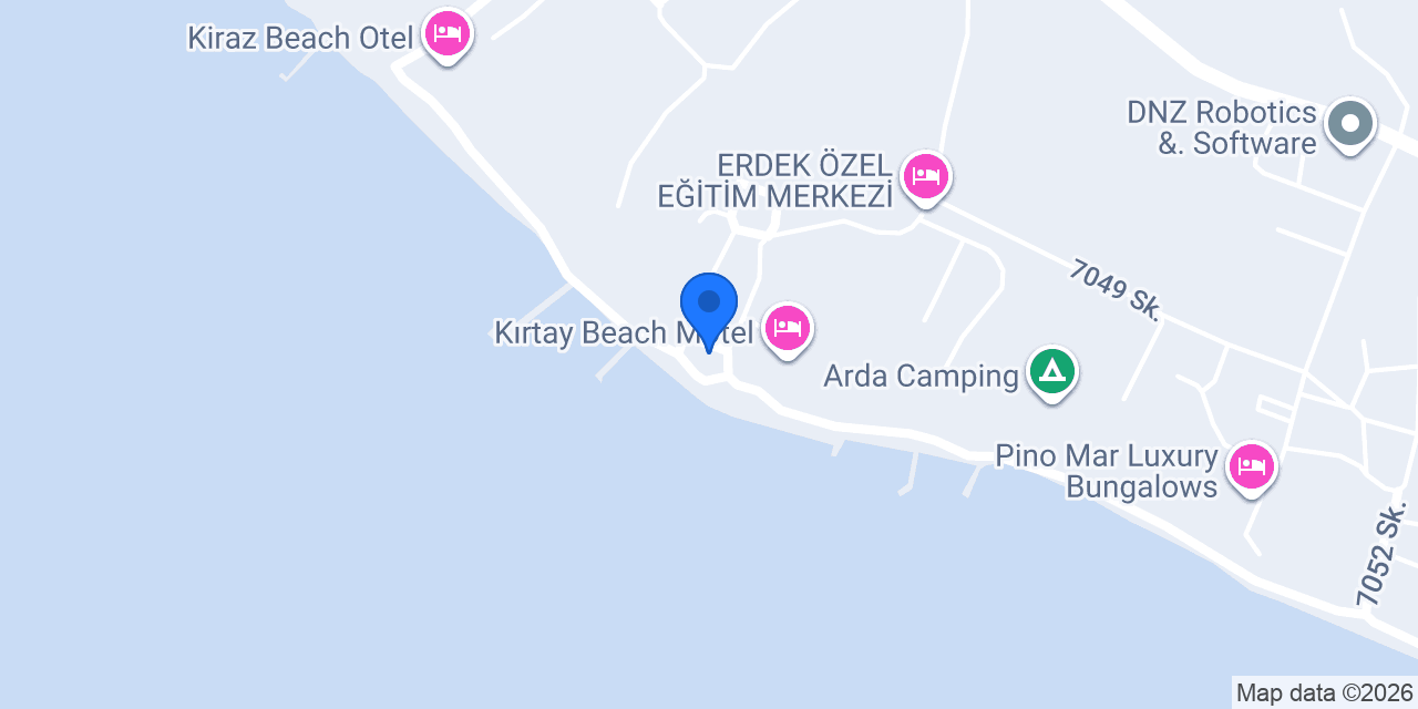 Kırtay Beach&Bistro konumu