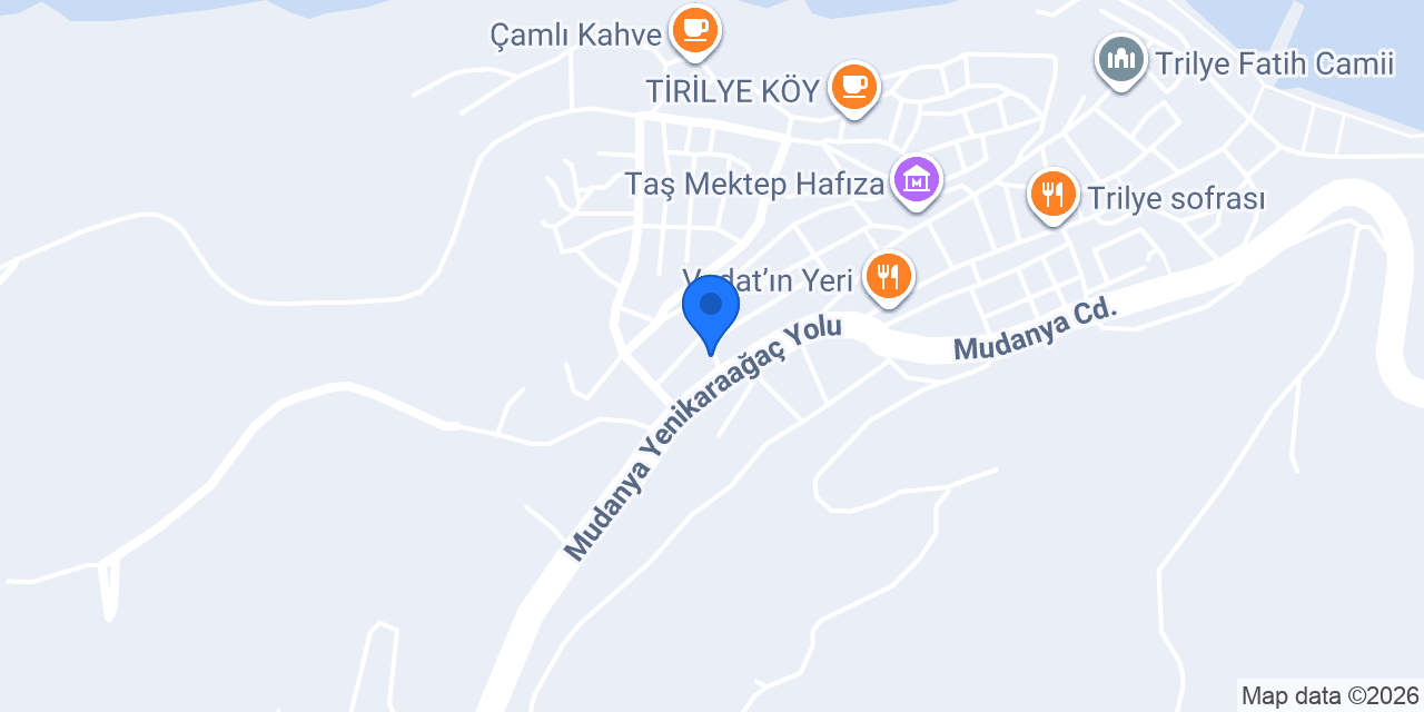 Şehzade konuk evi Tirilye konumu