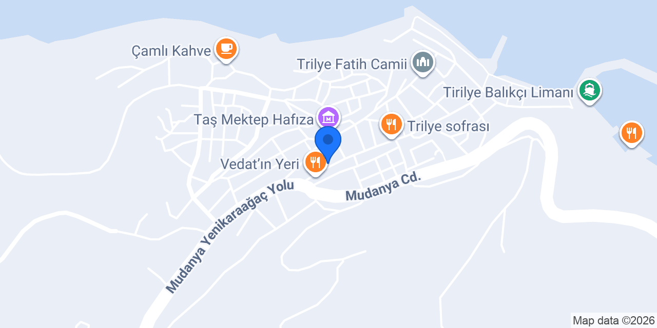 Tirilye Evi Otel konumu