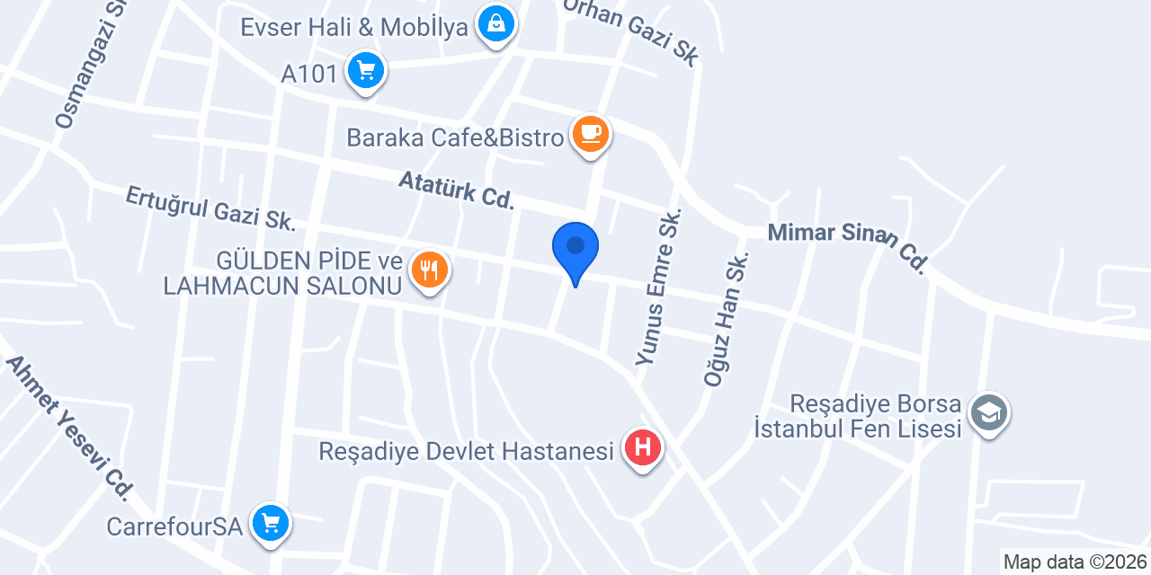 Özkenar Sigorta Acenteliği konumu