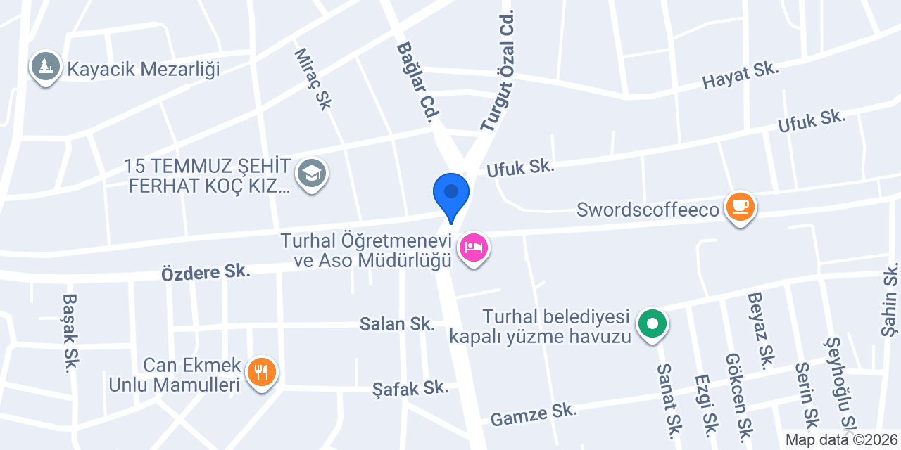 Minik Pabuçlar Gündüz Bakımevi konumu