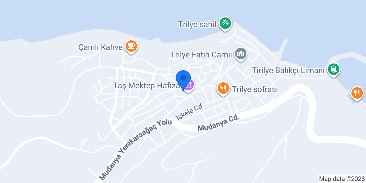 Trilye Taşev konumu