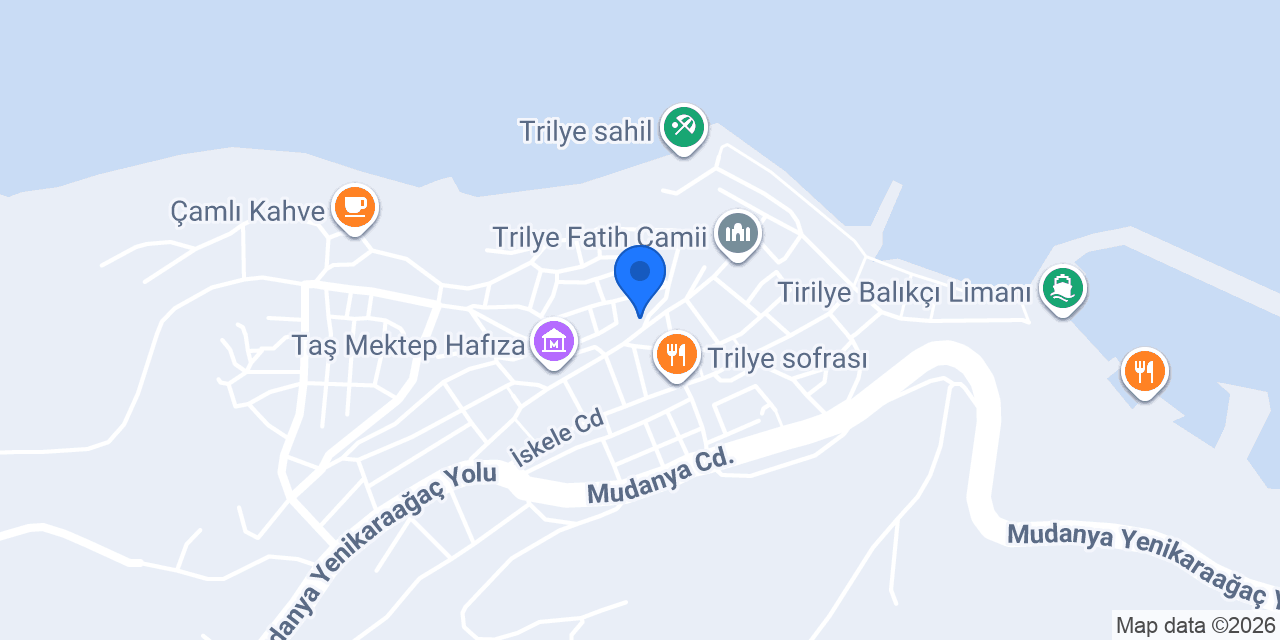 Tirilye Akide Otel konumu