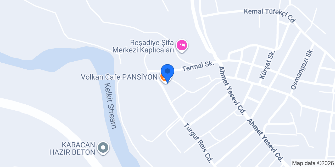 Volkan Cafe PANSİYON konumu