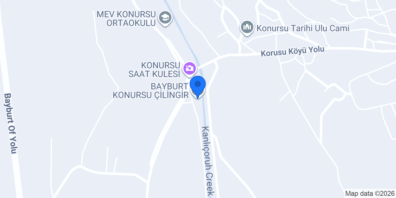 BAYBURT KONURSU ÇİLİNGİR konumu