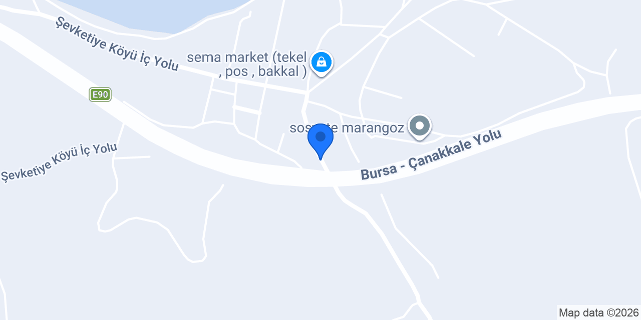Şevketiye Köyü Muhtarlığı konumu