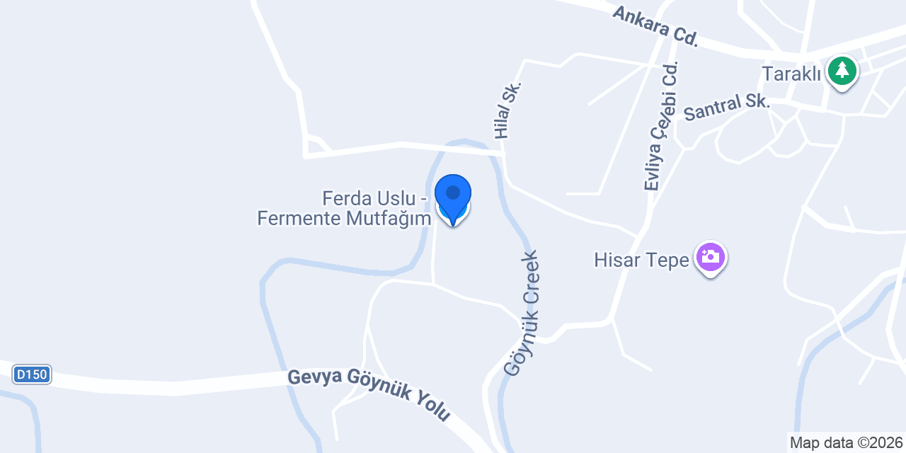 Ferda Uslu - Fermente Mutfağım konumu