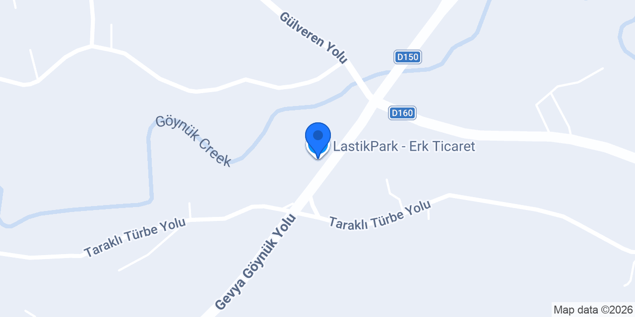 LastikPark - Erk Ticaret konumu