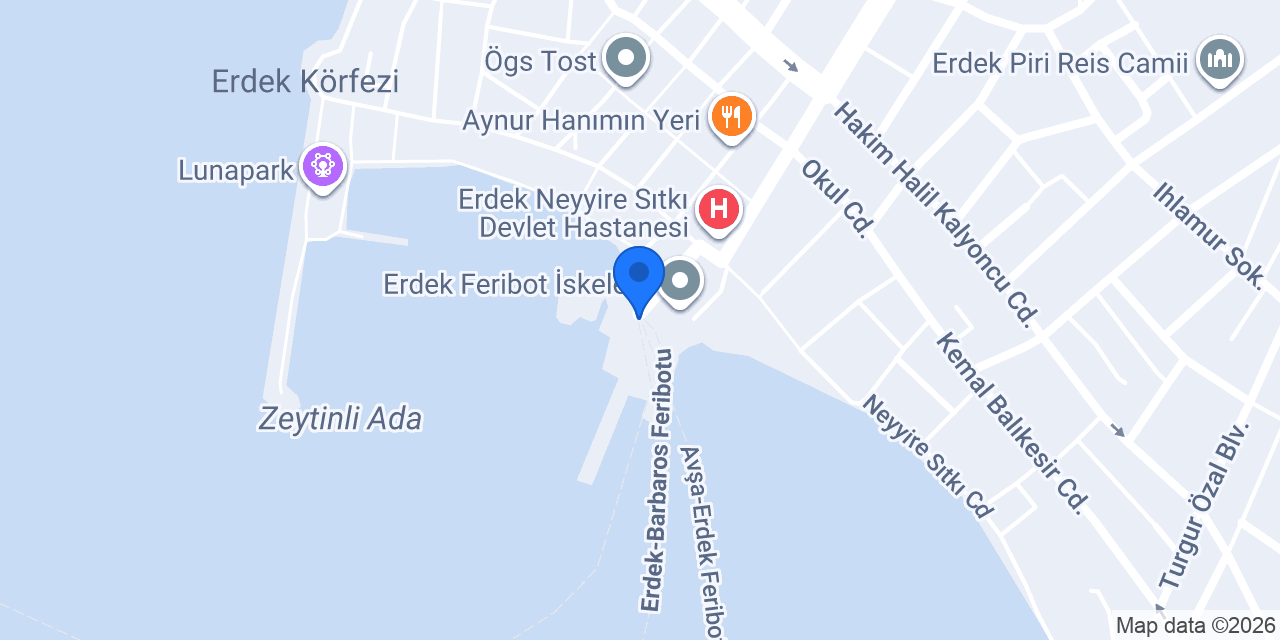 S.S. ERDEK DENİZ MOTORLU TAŞIYICILAR KOOPERATİFİ konumu
