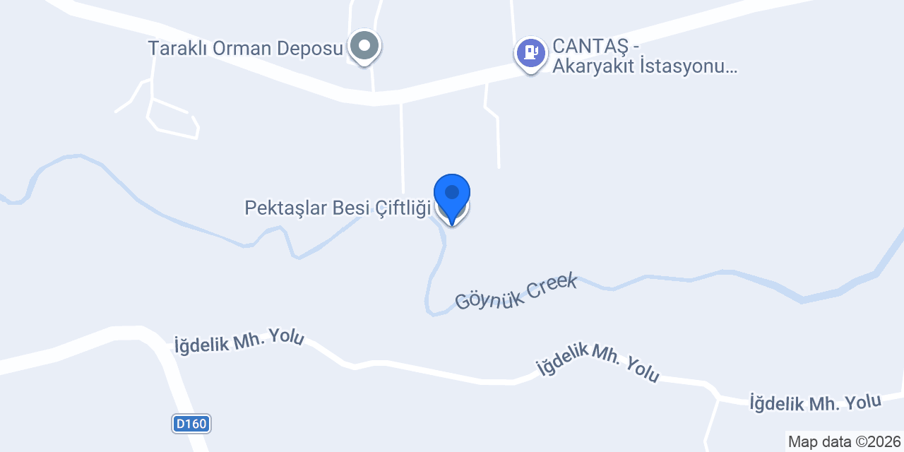 Pektaşlar Besi Çiftliği konumu