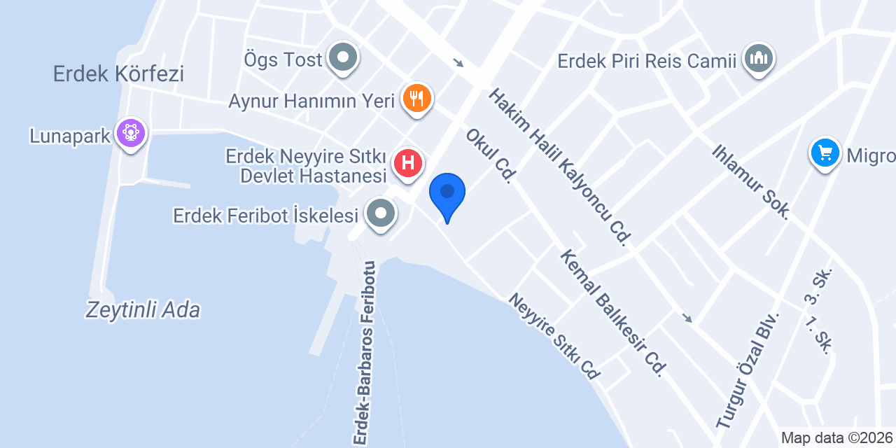 Pasaport Pizza Erdek konumu